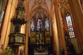 Inside the Church of Saint Maurice Olomouc, Czech Republic